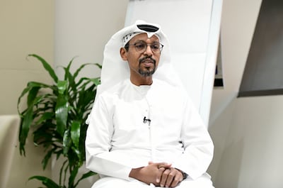 Mohammed Al Breiki, executive director of sustainable real eEstate at Masdar City, says three net-zero energy projects are under construction, with more planned. Khushnum Bhandari / The National