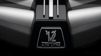 The engine is a 6.75-litre, twin-turbo V12. Rolls-Royce