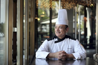 Chef Elias Dagher, who has been at Le Meridien for more than 30 years. Chris Whiteoak / The National