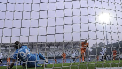 7) Ronaldo scores his second goal against Spezia. Shutterstock