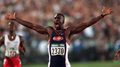 Michael Johnson won four Olympic gold medals as well as eight gold at the World Championships. Courtesy: Dubai Rugby Sevens