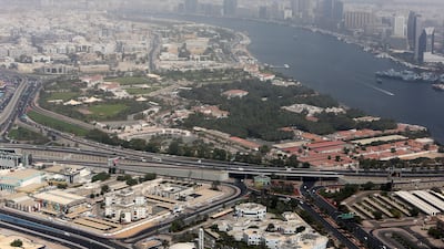 View of Bur Dubai and the Creek in 2015. Pawan Singh / The National