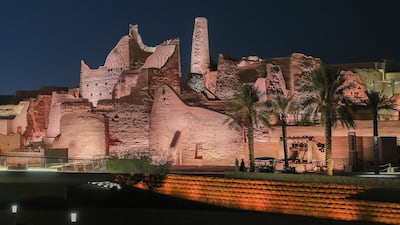 Salwa Palace in the At-Turaif district of Diriyah. Saudi Arabia is developing a string of giga-projects to boost its non-oil economy. Bloomberg