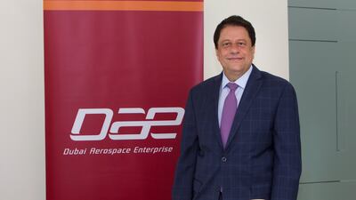 Firoz Tarapore, chief executive of state-owned plane lessor Dubai Aerospace Enterprise. Leslie Pableo / The National