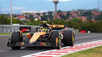 McLaren's Lando Norris now trails his teammate Oscar Piastri by just nine points in the title race. Getty Images