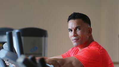 Rafat Shawe says spending on his health and fitness is his best investment. Satish Kumar / The National