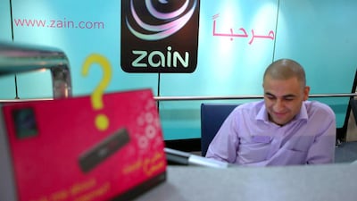 Zain’s Iraq operation accounted for 40 per cent of Zain Group’s revenues in the first quarter of 2014. Salah Malkawi for The National