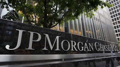 The JP Morgan Chase corporate headquarters in New York. The biggest lender by assets in the US is toughening mortgage borrowing requirements as joblessness numbers have soared in recent weeks due to the measures pub in place to stop the spread of the coronavirus. Reuters
