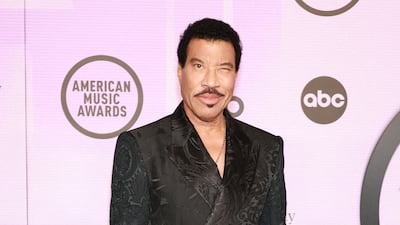 Icon Award honoree Lionel Richie in an all-black ensemble. Reuters