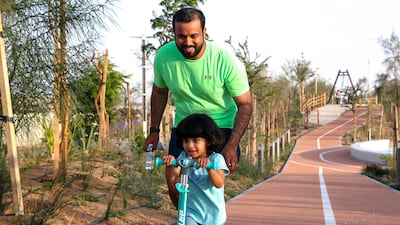 People of all ages are being urged to become more active under a major Abu Dhabi health drive. Victor Besa / The National