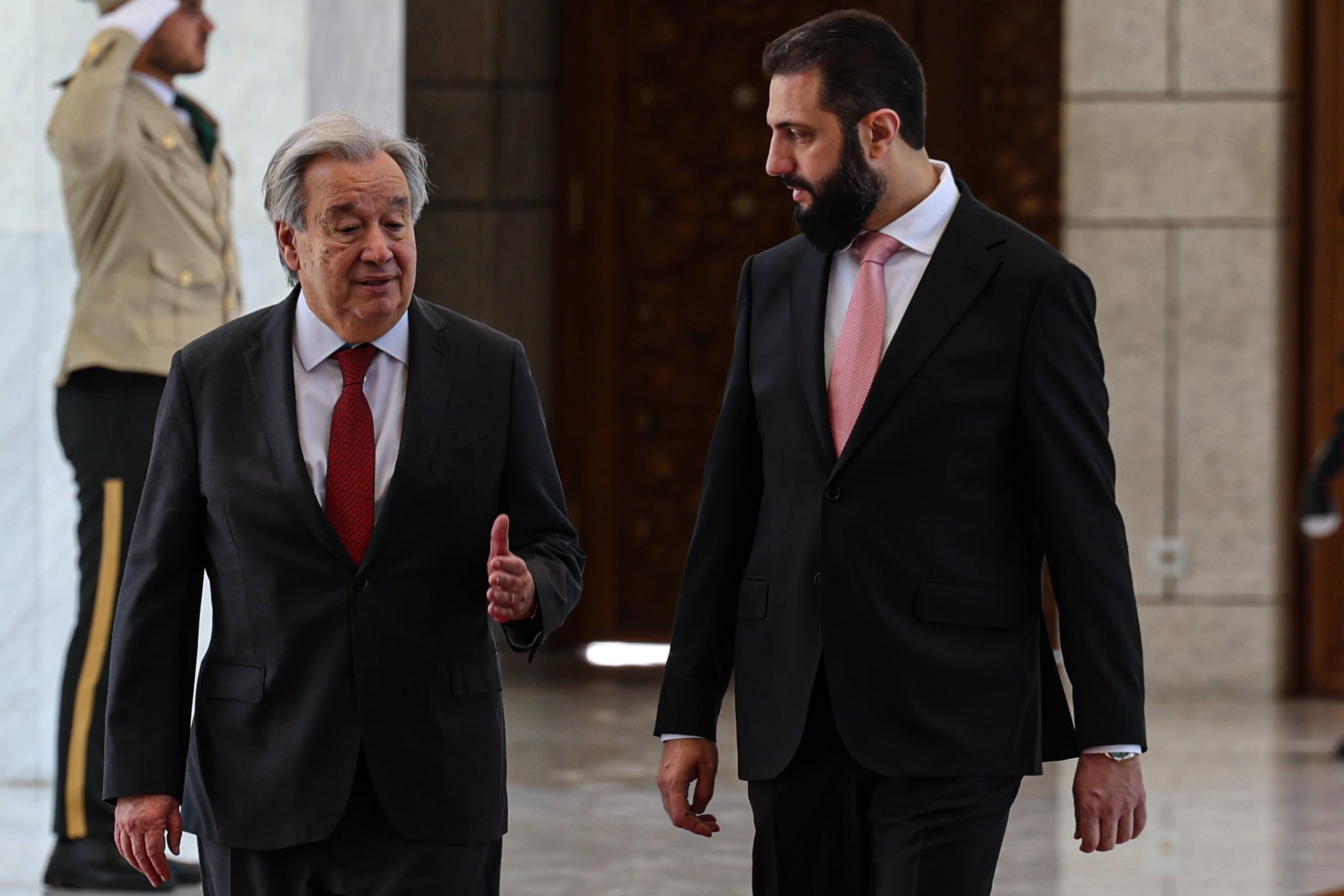 Image linked from the original feed: Guterres arrives in Syria for first visit by a UN chief in 17 years