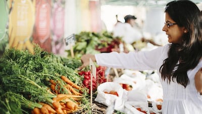 The Ripe Food & Craft Market held at Zabeel Park in Dubai. Rebecca Rees for The National