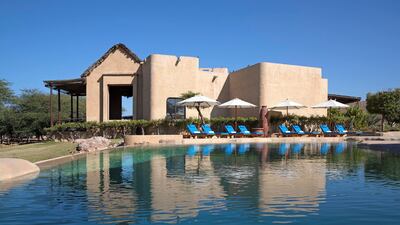The pool at Anantara Al Sahel Villa Resort