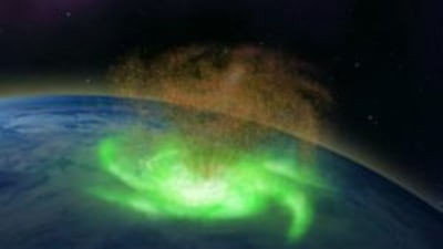 The space hurricane was 1,000 kilometres wide and swirled above the North Pole. University of Reading