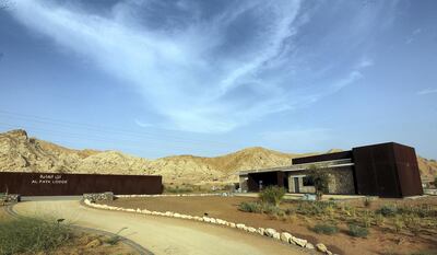 The isolated Al Faya Lodge in Sharjah. Satish Kumar / The National