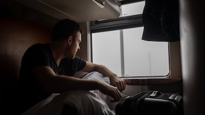 Wiebe Wakker on the famous Dacia train, which connects Vienna with Bucharest in about 19 hours. All photos: Wiebe Wakker