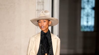 There were plenty of cowboy hats, worn-in jeans and boots. AP