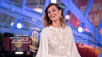 Italian actress Sveva Alviti attends the premiere of 'Noura's Dream' during the 18th Marrakech International Film Festival on November 30, 2019. AFP