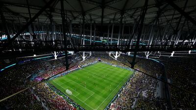 The group G match beteen Brazil and Servia at Lusail Stadium. Reuters