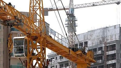 Property and construction stocks have been enjoying a bull market as investors vie to get a slice of the resurgence in Dubai housing. Pawan Singh / The National