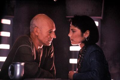 Patrick Stewart in 'Star Trek: Next Generation'. Courtesy Paramount Television