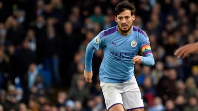 David SIlva has played more than 400 games for Manchester City. AP