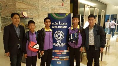 Young footballers rescued from a cave in Thailand in July 2018 will be guests of honour at their nation's opening Asian Cup match. HKS