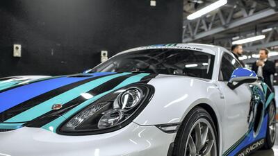 Supercars at the Dubai launch.