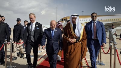 A Saudi economic delegation headed by Saudi Investment Minister Khalid Al Falih arrived at the General Secretariat of the Presidency of the Republic in Damascus to sign several agreements. Sana