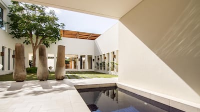 The villa mixes Scandinavian design influences with an interpretation of an Arabian courtyard. Courtesy Luxhabitat