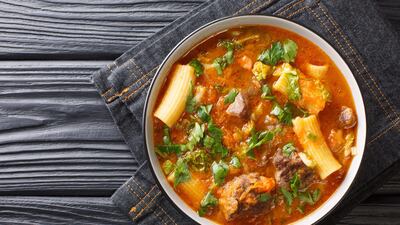 Joumou is also known as 'freedom soup' in Haiti. Photo: Alamy