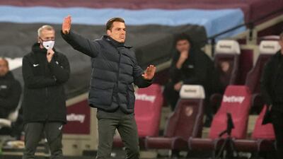 Scott Parker, manager of Fulham, was not impressed. Getty