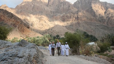 Prince William is seen during a visit to Wadi al Arbeieen. Reuters