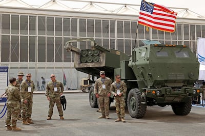 The US Himars launcher can propel missiles up 300 kilometres with an accuracy of within five metres. AFP