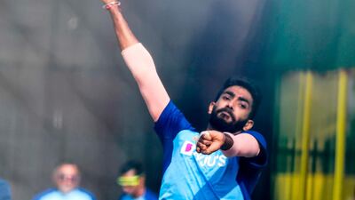 Jasprit Bumrah is back with the Indian team after recovering from his back injury. AFP