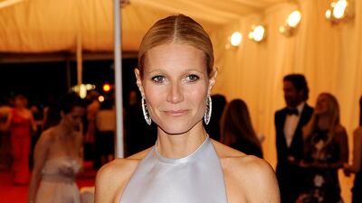 Gwyneth Paltrow, in Prada, arrives for the Met Gala at the Metropolitan Museum of Art in New York, US, on May 7, 2012. EPA