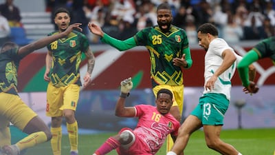 Iliman Ndiaye scores the only goal of the game in Senegal's Afcon win over Mali. AFP