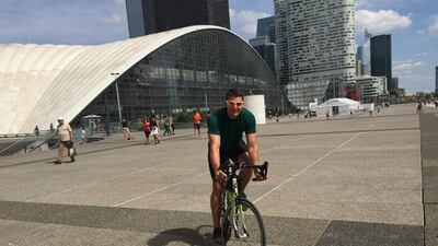 Novak Bacetic took part in the Paris-Brest-Paris Randonneur, a long-distance ride in which cyclists attempt to compete the 1,200 kilometres route in less than 90 hours. Provided photo