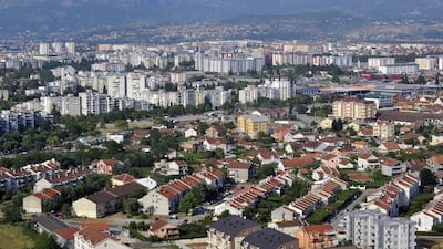 Abu Dhabi Financial Group and Capital Investment have officially opened The Capital Plaza, in the heart of Podgorica, above. Oliver Bunic / Bloomberg