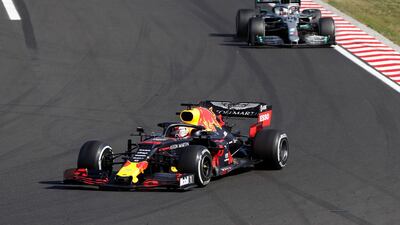 Verstappen led for much of the afternoon. Reuters