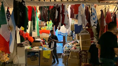 The market has become a focal point of joyful fan activity during the festival of football.