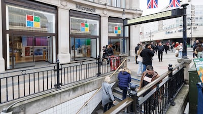 Microsoft's experience centre in London. The UK’s Competition and Markets Authority prevented the Microsoft and Activision deal saying it “would alter the future of the fast-growing cloud-gaming market". Getty