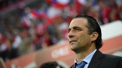 Juan Antonio Pizzi will lead Saudi Arabia at this summer's World Cup in Russia. Franck Fife / AFP