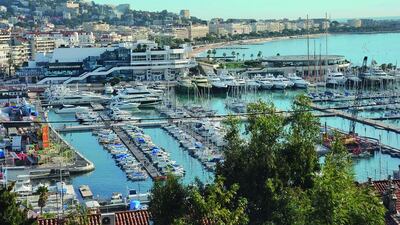 The Vieux Port is one of the three picturesque marinas that hug the curving coast of Cannes. Photo by Adam Batterbee for The National