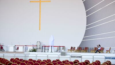 The main stage. Khushnum Bhandari / The National