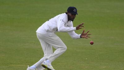 Jofra Archer of Sussex playing against Kent in the County Championship on May 13. Getty
