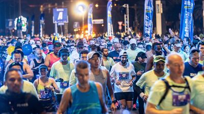 The Abu Dhabi Marathon gets underway at 5.45am on Saturday. Ruel Pableo for The National