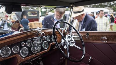 A 1929 Hispano-Suiza H6C Saoutchik Cabriolet. Bloomberg