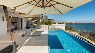 The magnificent and tranquil villa is aptly named Villa Love and Peace.