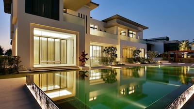 This custom-built mansion in Dubai Hills Estate is on the market for Dh115 million.